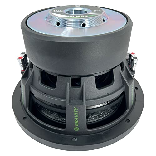 Gravity GW10D4 - 1x 10 Inch 2000 Watt Car Audio Subwoofer w/ 4 Ohm DVC 10 Gravity GW10D4 - 1x 10 Inch 2000 Watt Car Audio Subwoofer w/ 4 Ohm DVC 10